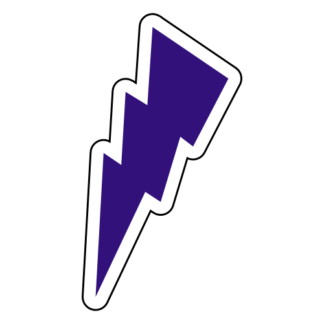 Thunder Sticker (Purple)
